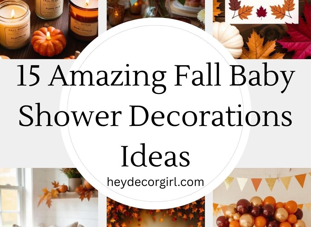 Fall Baby Shower Decorations​ Ideas