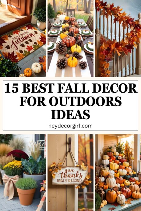 Fall Decor For Outdoors​ Ideas