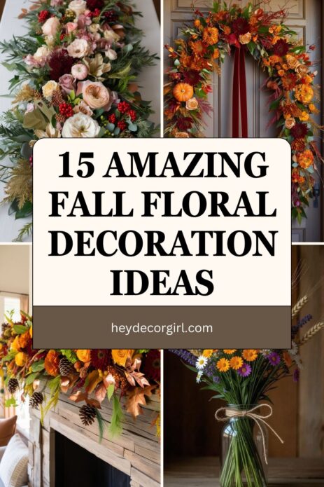 Fall Floral Decoration​​ Ideas