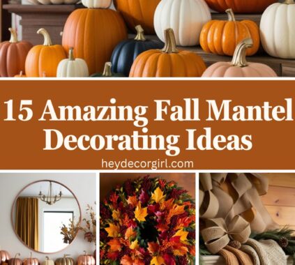 Fall Mantel Decorating Ideas