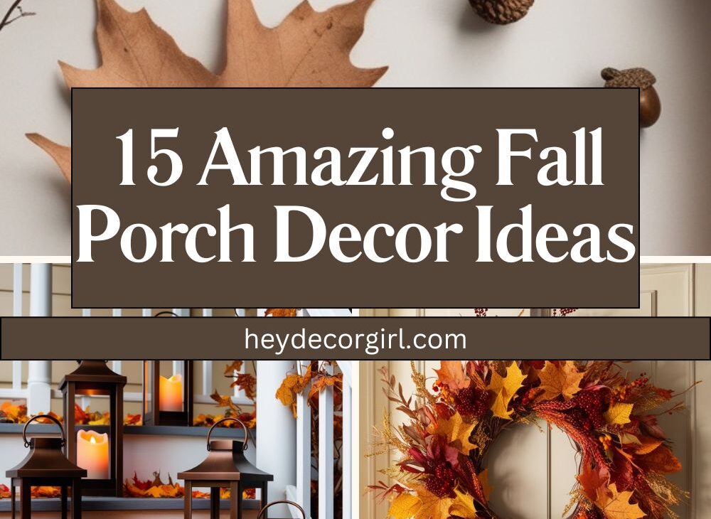 Fall Porch Decor Ideas