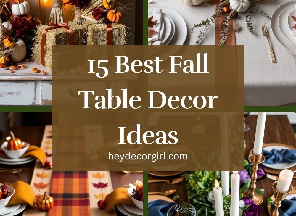 Fall Table Decor​​​​ Ideas