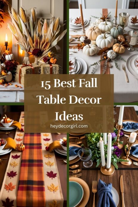 Fall Table Decor​​​​ Ideas
