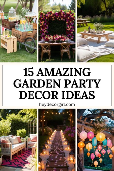 Garden Party Decor Ideas