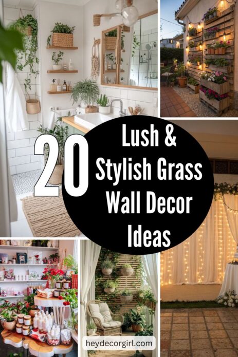 Grass Wall Decor Ideas