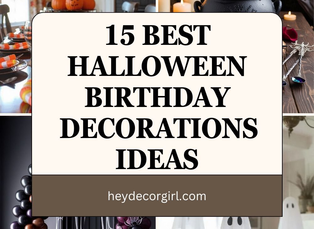 Halloween Birthday Decorations​​​​​ Ideas
