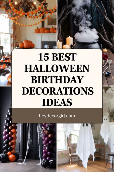 Halloween Birthday Decorations​​​​​ Ideas
