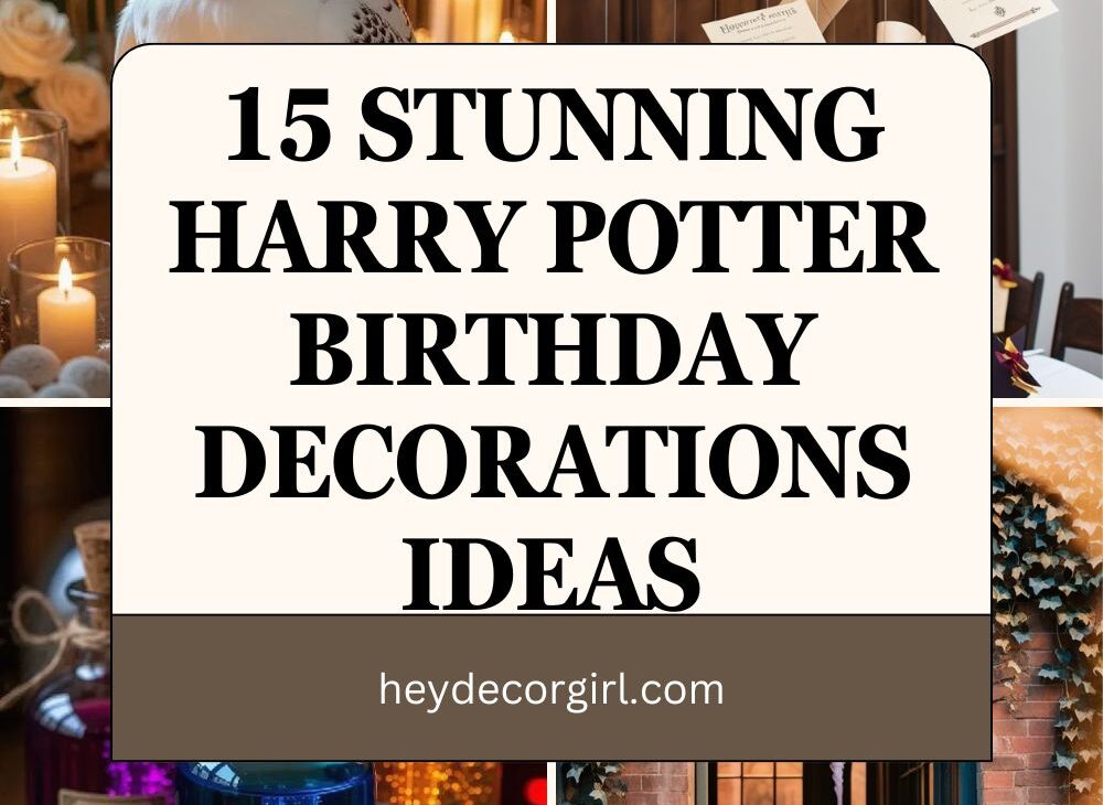 Harry Potter Birthday Decorations​ Ideas