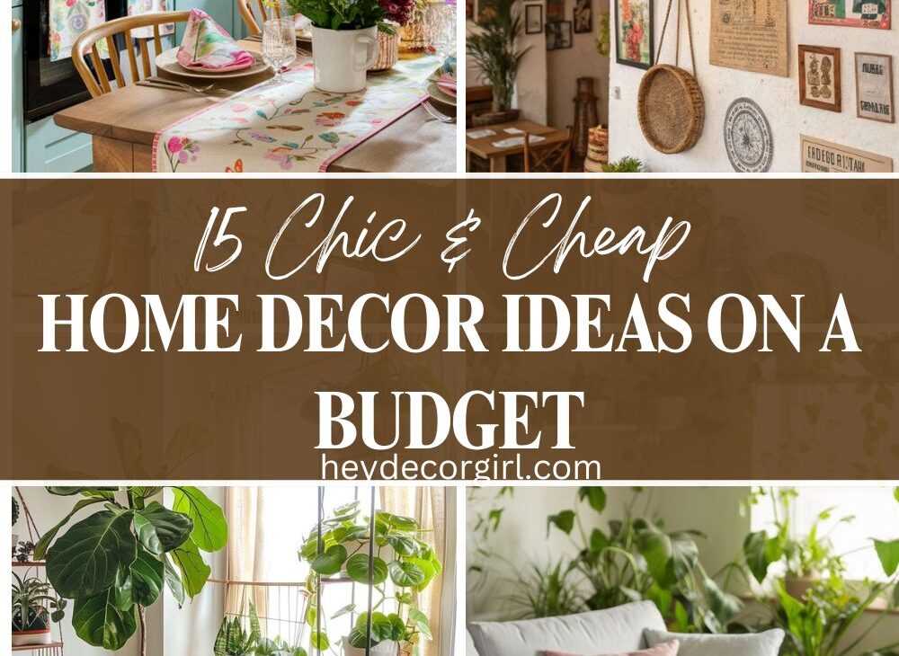 Home Decor Ideas On a Budget