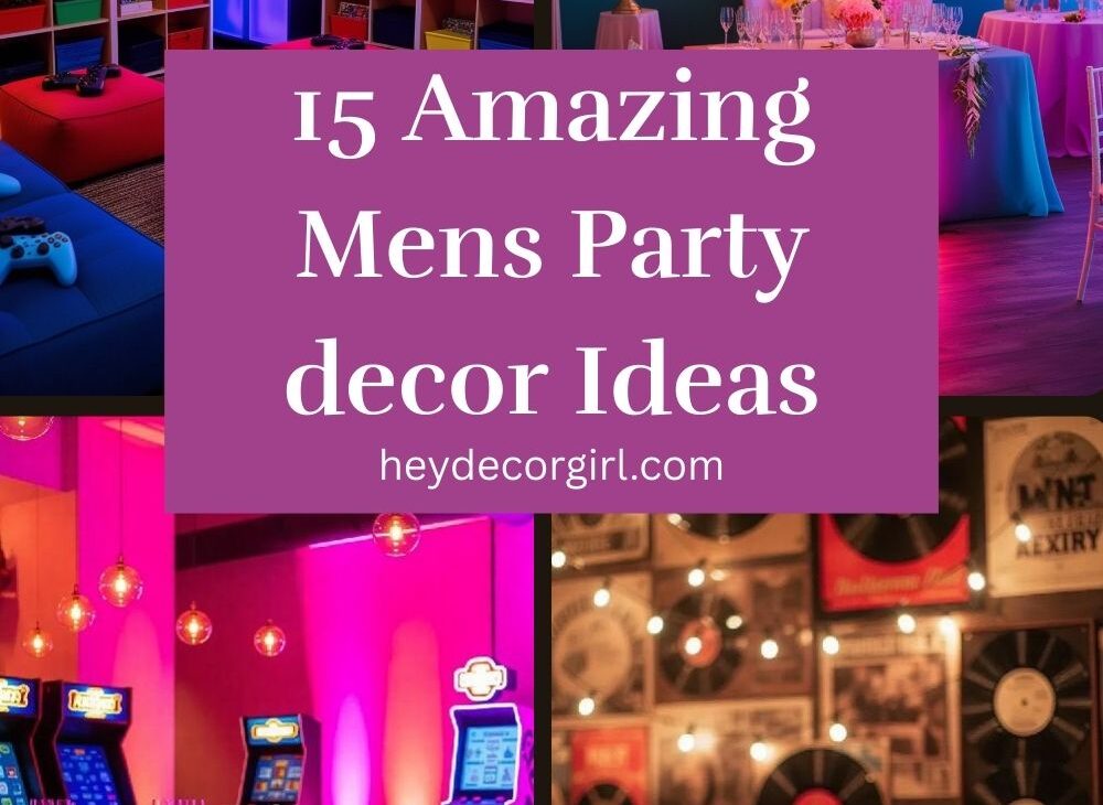 Mens Party decor Ideas