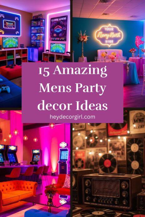 Mens Party decor Ideas