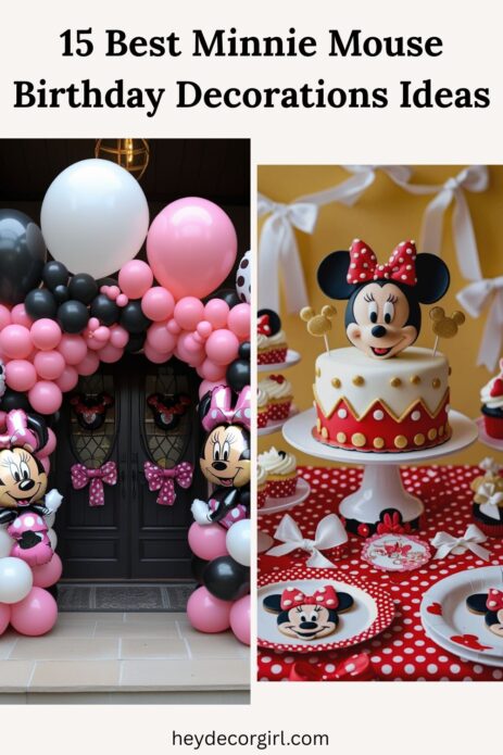 Minnie Mouse Birthday Decorations​ Ideas