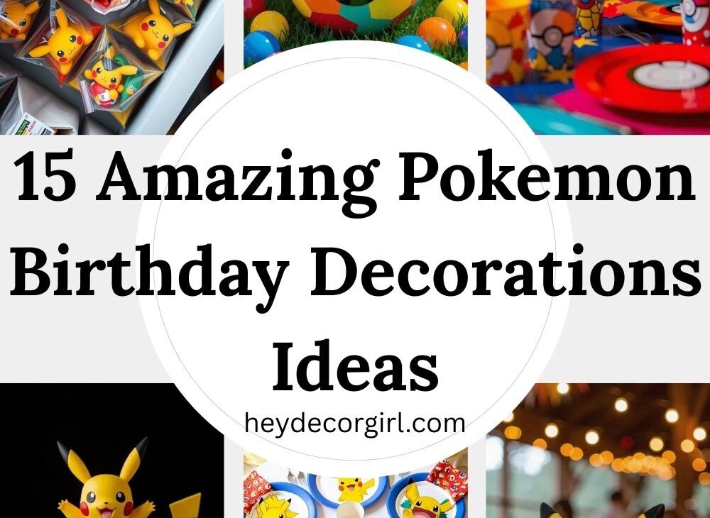 Pokemon Birthday Decorations​​ Ideas