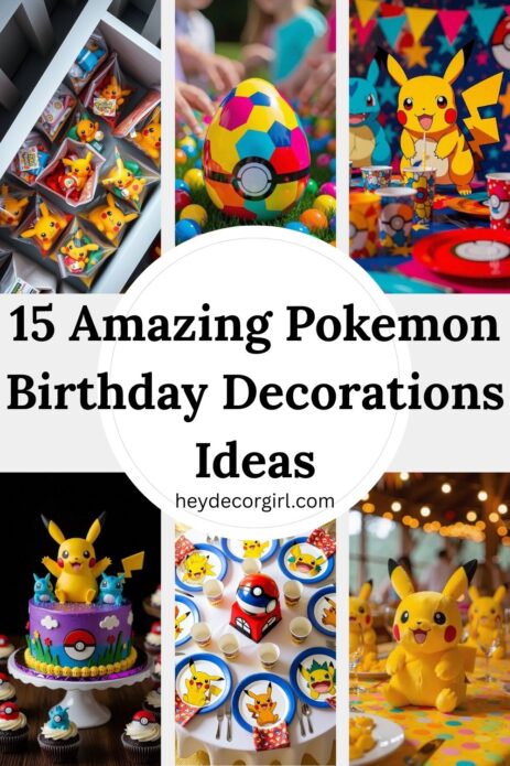 Pokemon Birthday Decorations​​ Ideas