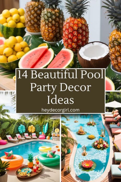 Pool Party Decor Ideas