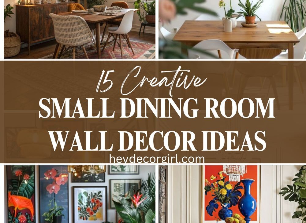 Small Dining Room Wall Decor Ideas