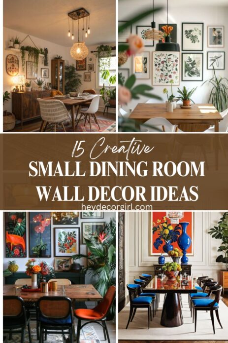 Small Dining Room Wall Decor Ideas