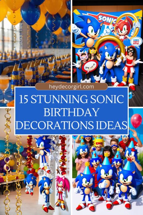 Sonic Birthday Decorations​​ Ideas