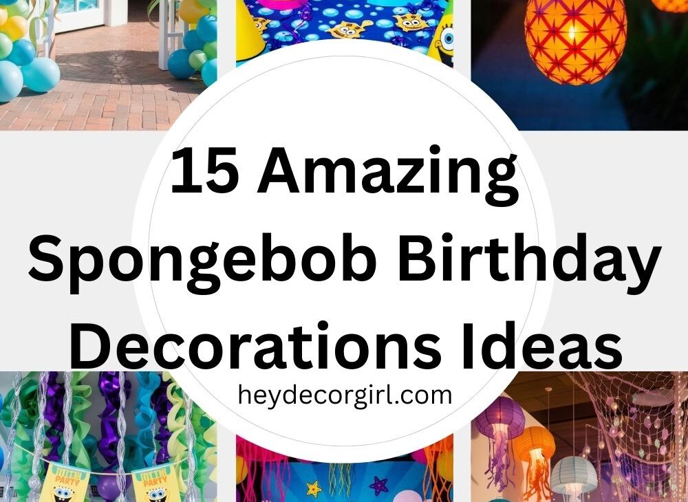 Spongebob Birthday Decorations​​ Ideas