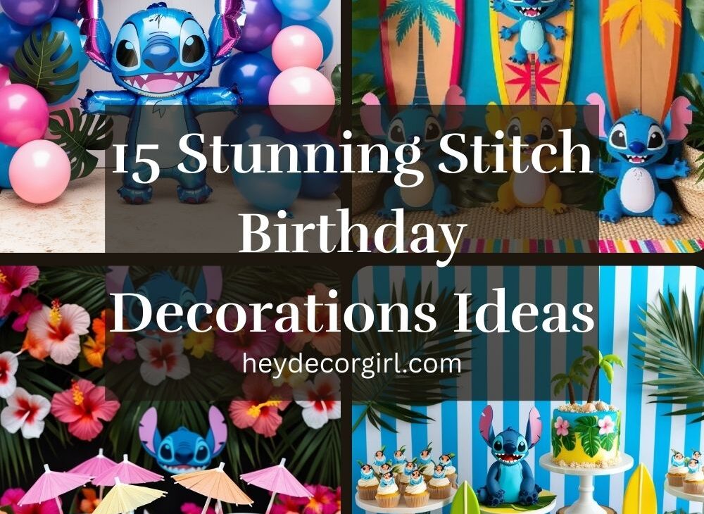 Stitch Birthday Decorations​​ Ideas