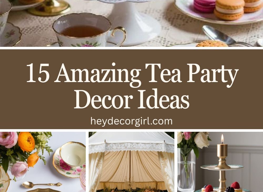 Tea Party Decor Ideas