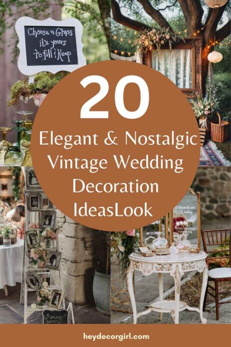 Vintage Wedding Decoration Ideas