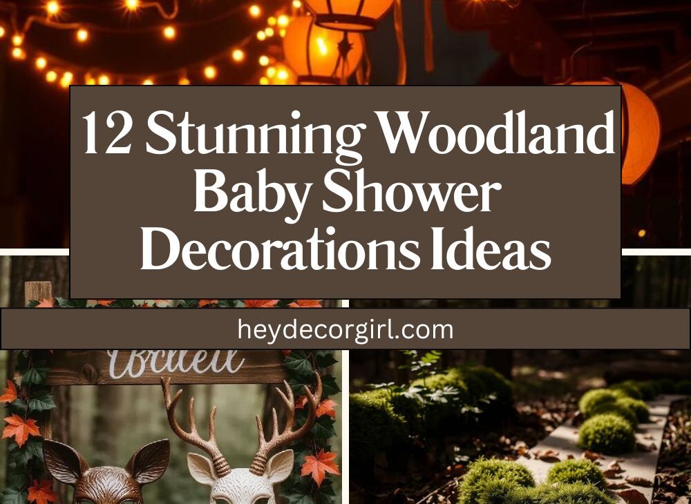 Woodland Baby Shower Decorations​ Ideas