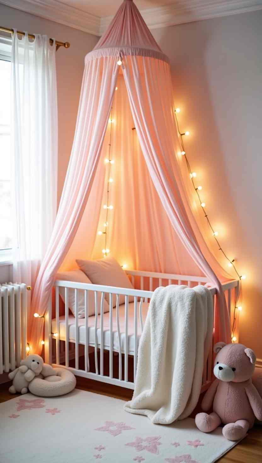 Blush Pink Canopy Corner