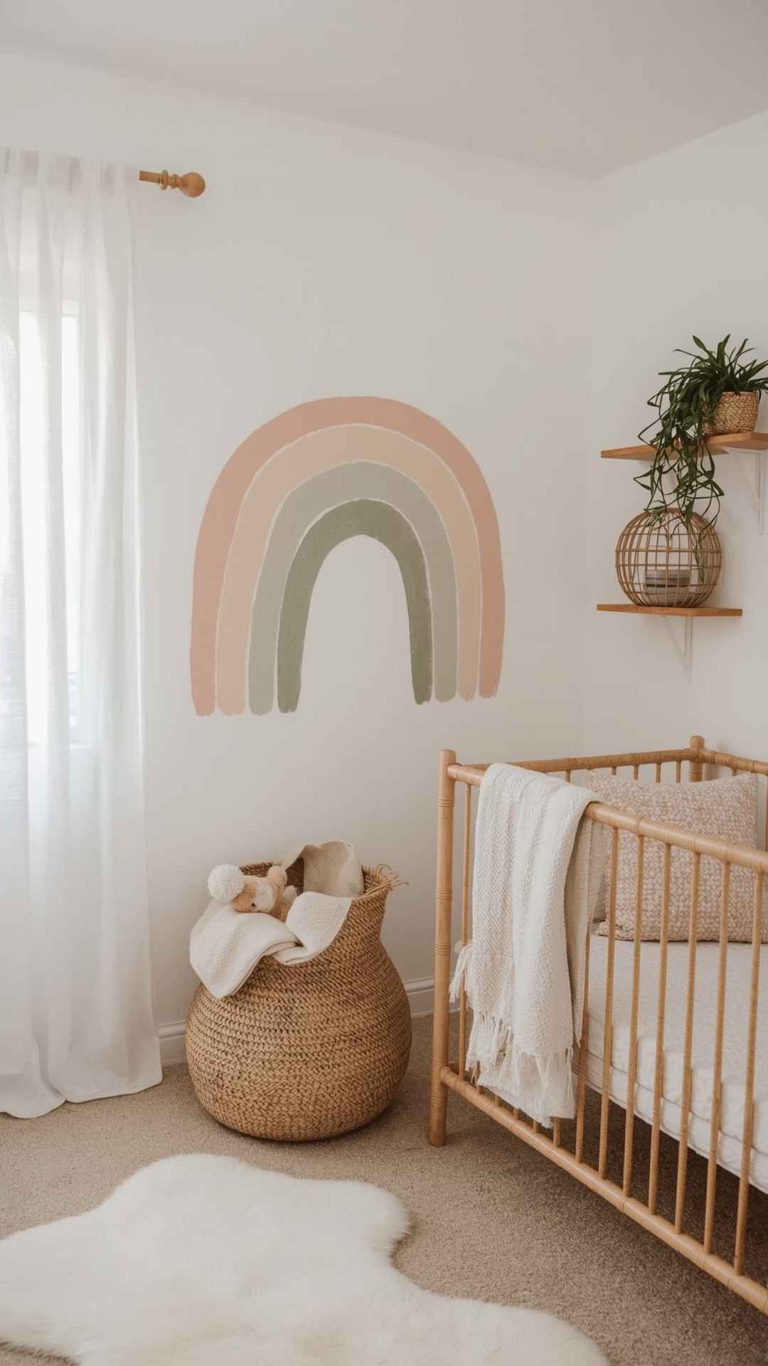 Boho Rainbow Wall Mural