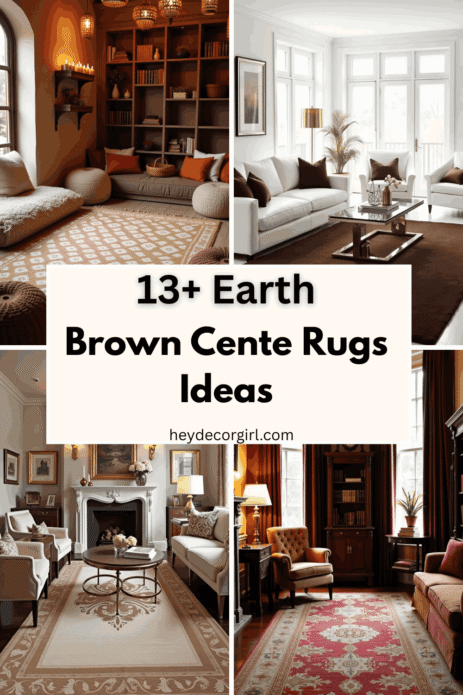 Brown Center Rugs Ideas