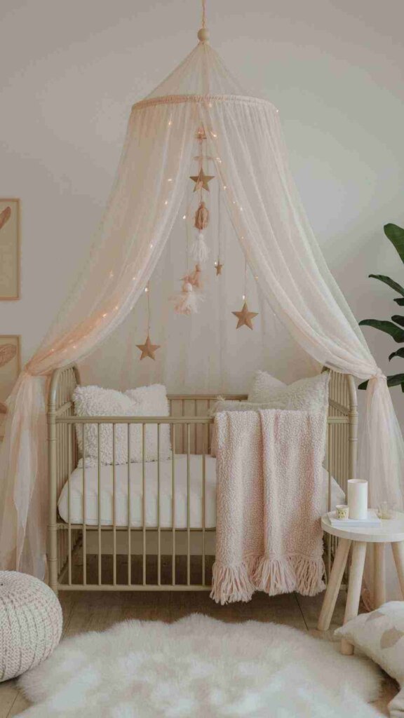 Canopy Crib Frame