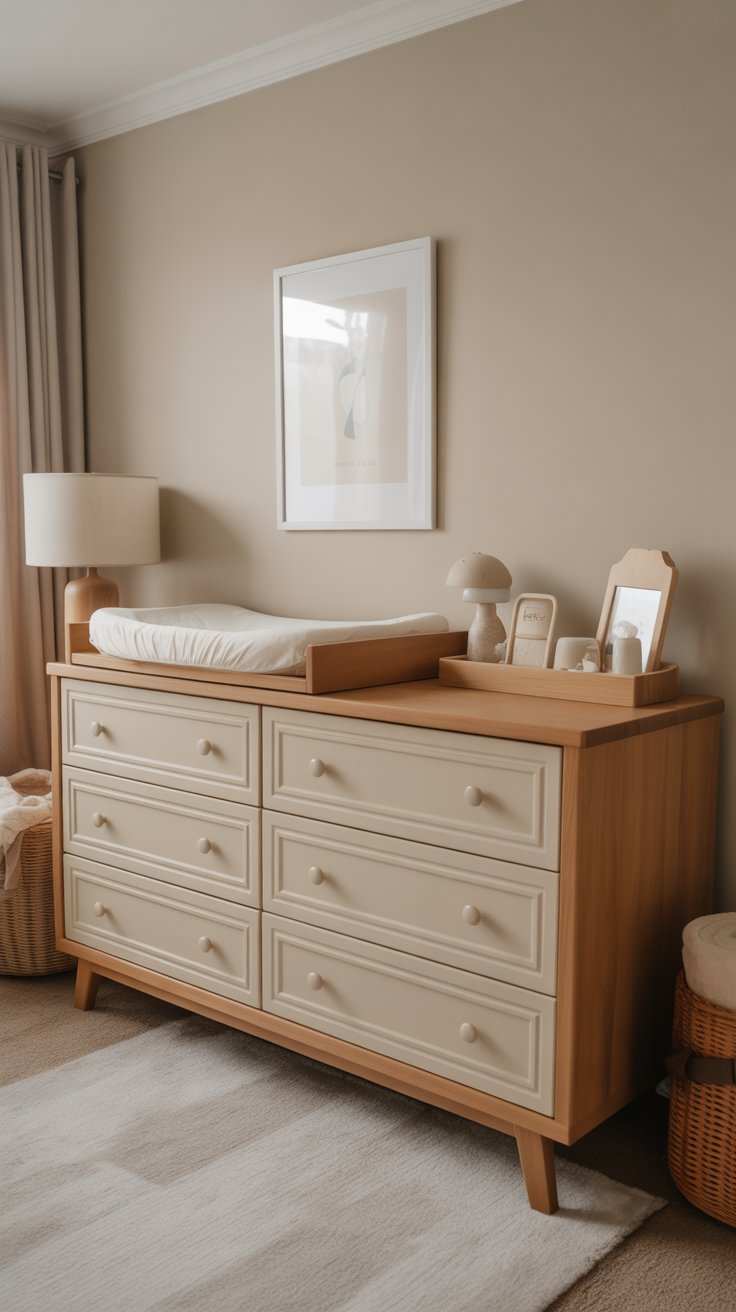 Double-Duty Dresser Changing Table