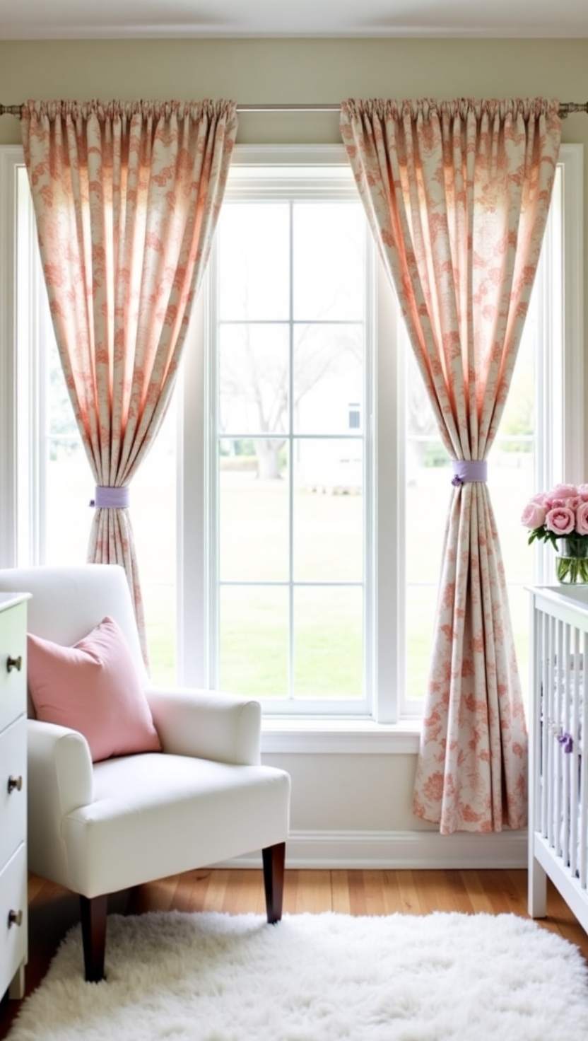 Floral Curtain Panels