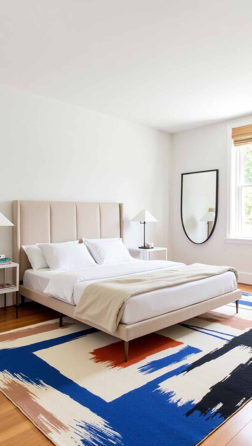 Art-Inspired Statement Rug