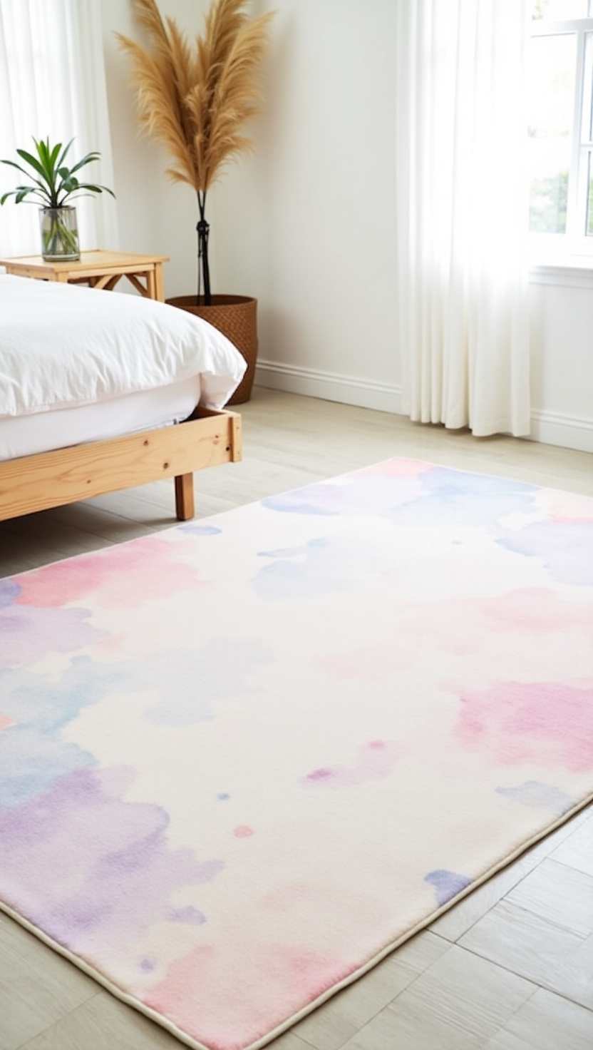 Watercolor Patterned Rug