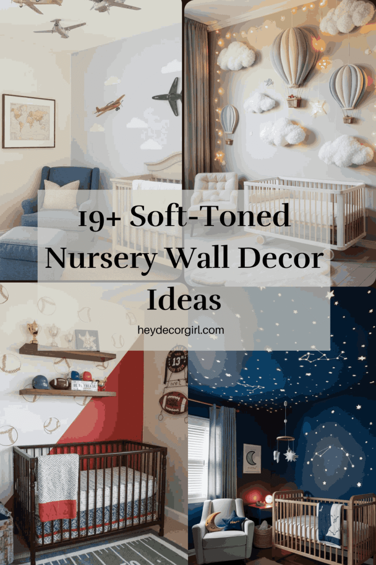 19+ Soft-Toned Nursery Wall Decor Ideas - Hey Decor Girl [Latest ...