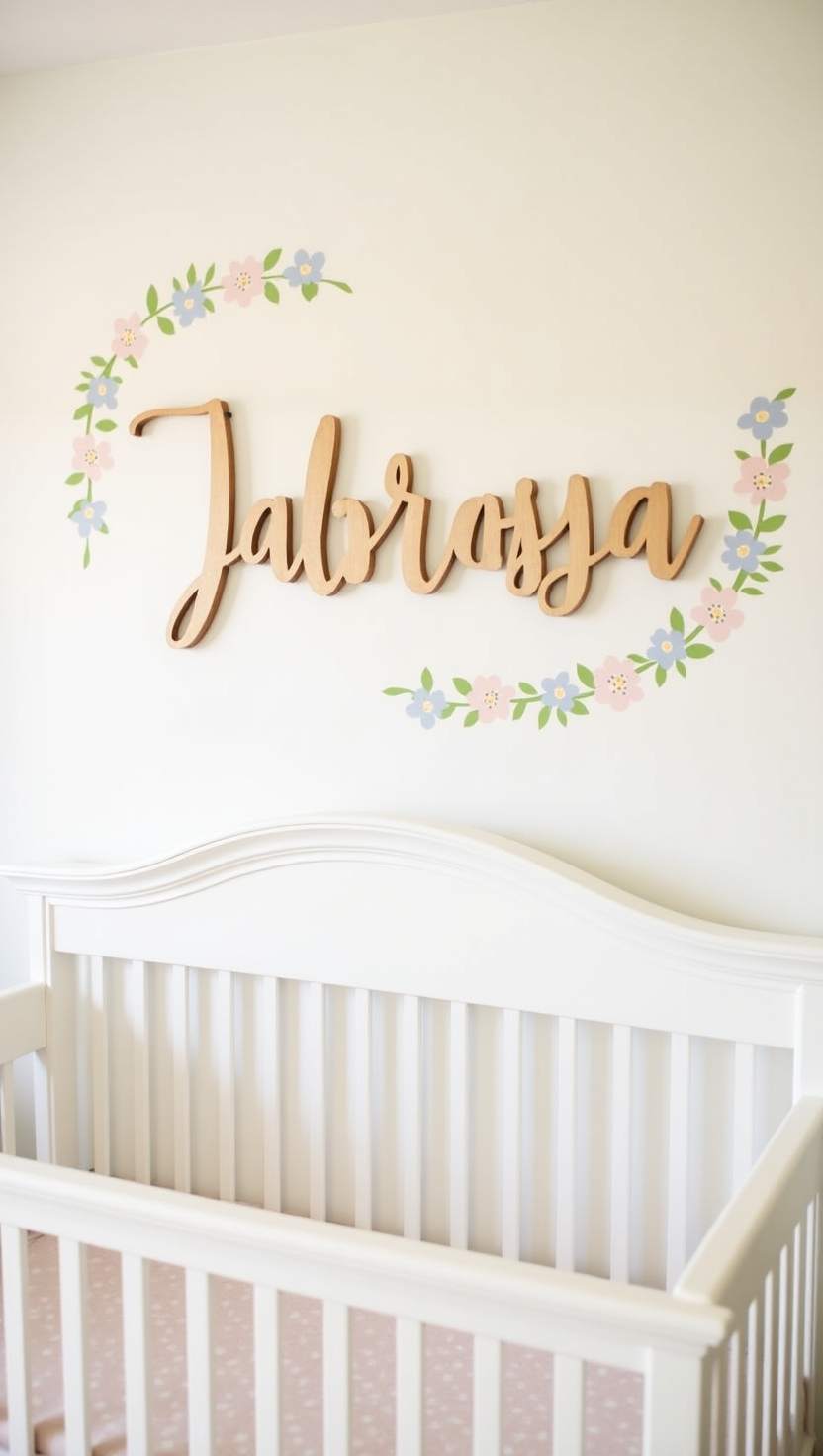 Personalized Name Wall