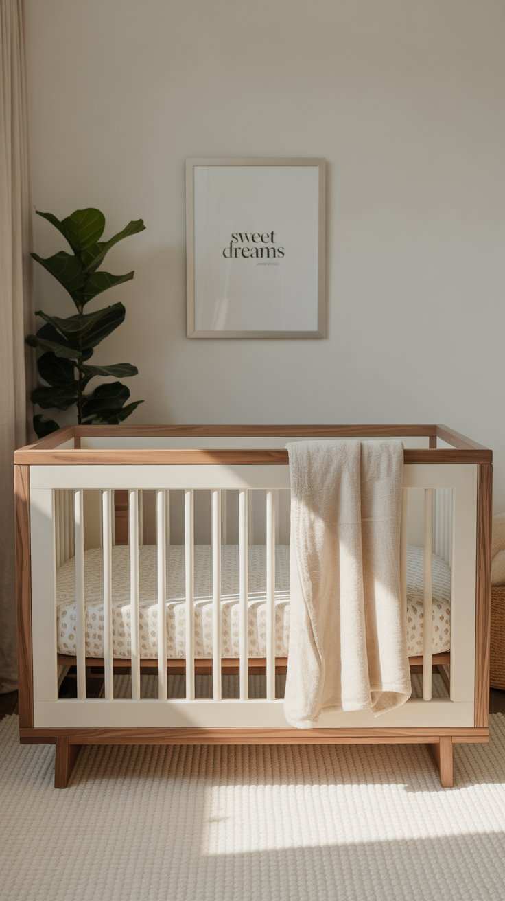 Two-Tone Crib Design