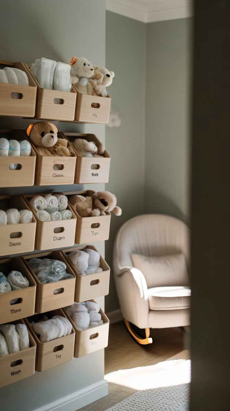 Wall-Mounted Storage Bins