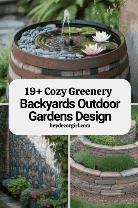 Backyards Outdoor Gardens Design