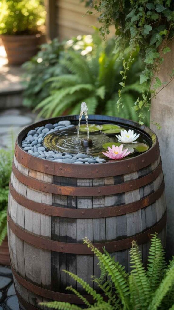 Barrel Water Features