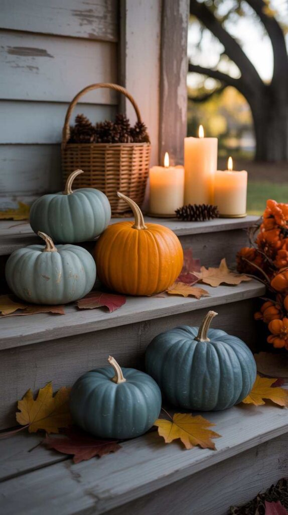 Blue Pumpkin Accents