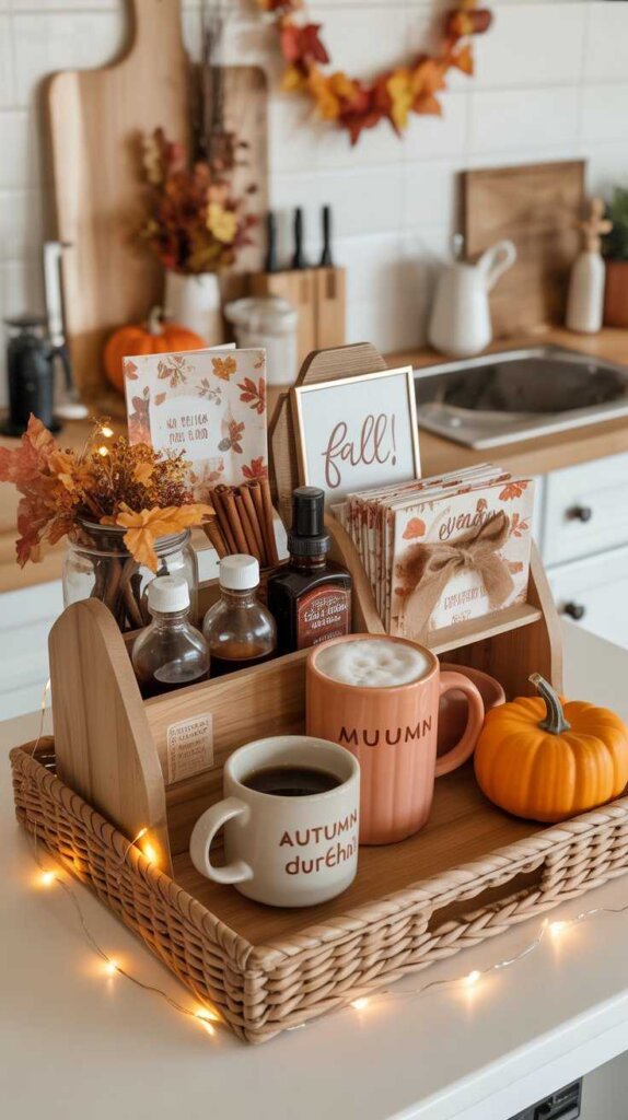 Cozy Fall Coffee Station