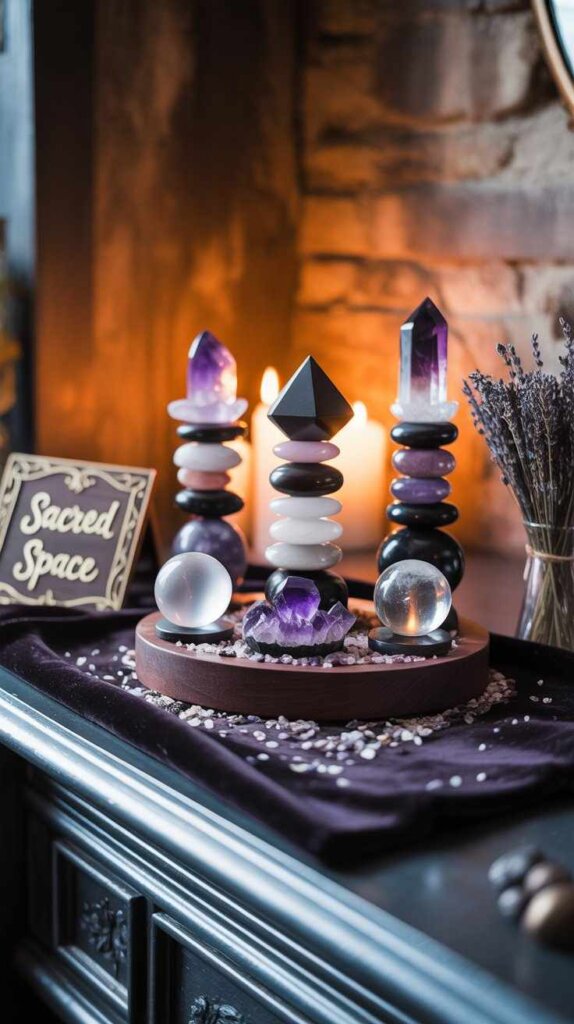 Crystal Shelf Setup