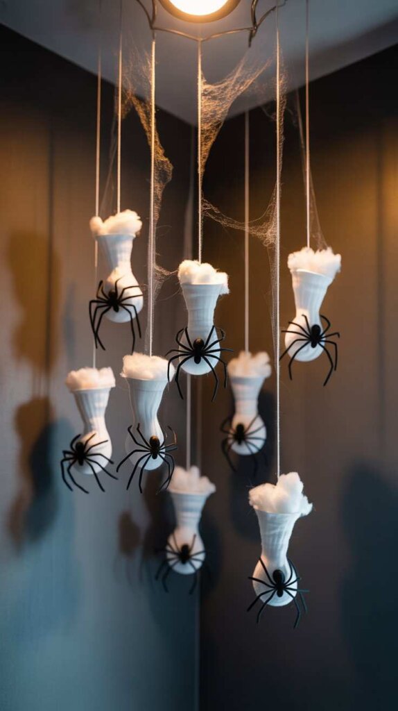 DIY Spider Egg Sacs