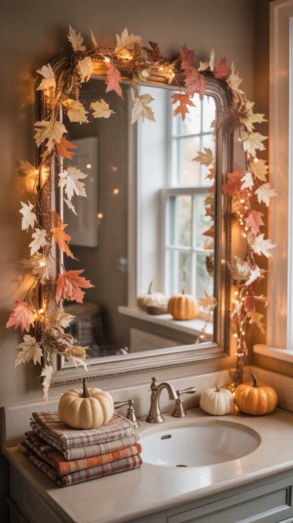 Faux Leaf Garland