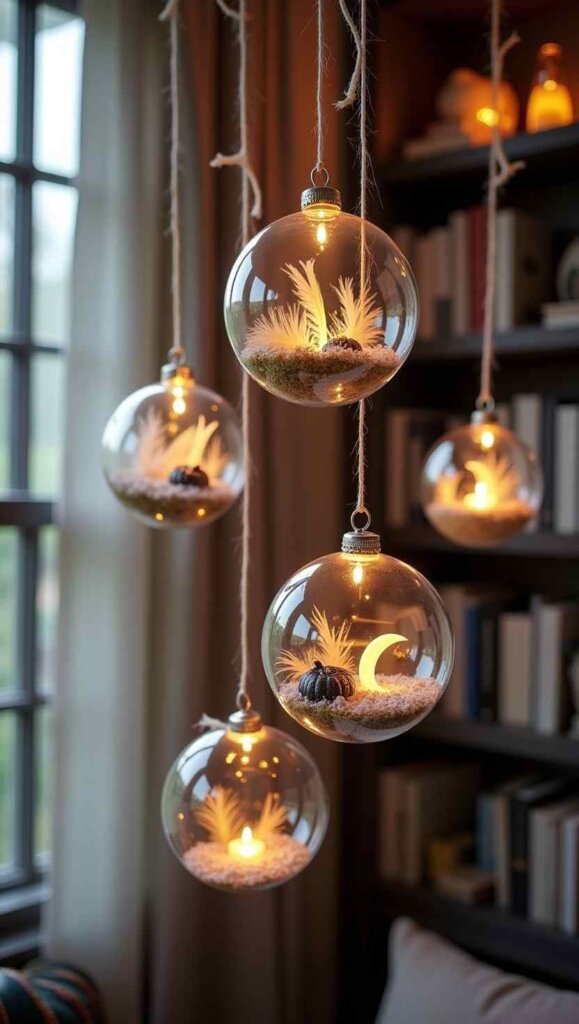 Floating Crystal Orbs