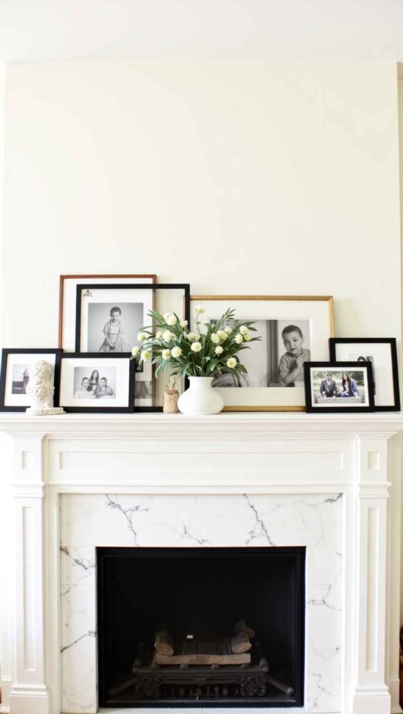 Framed Family Photo Rows