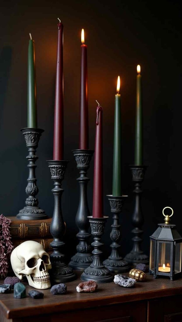 Gothic Candle Display