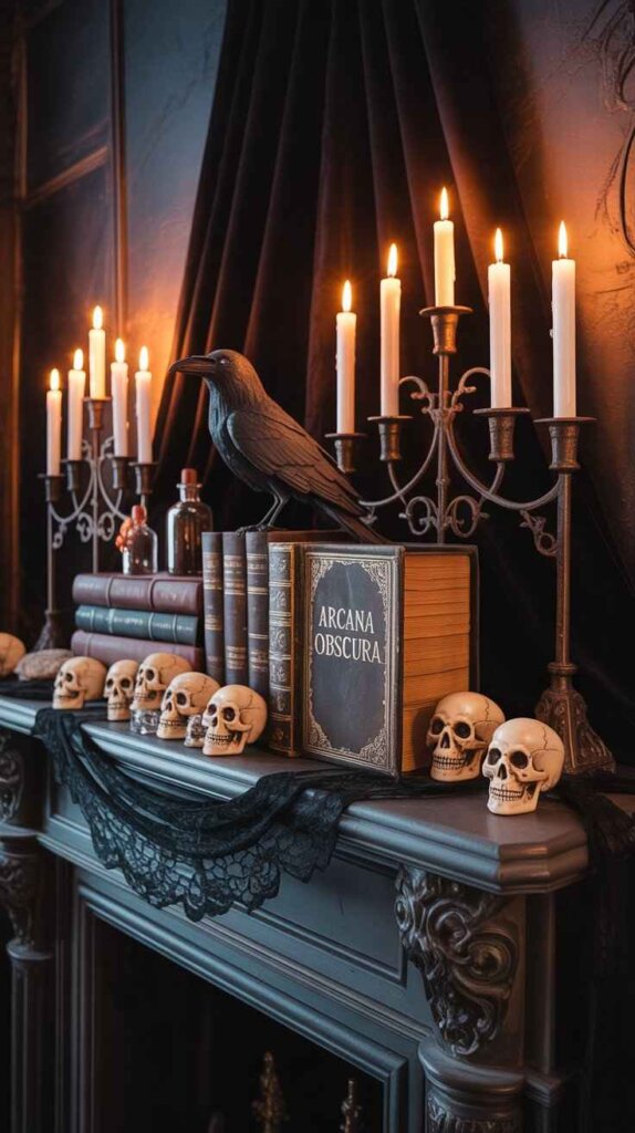 Gothic Fireplace Mantel